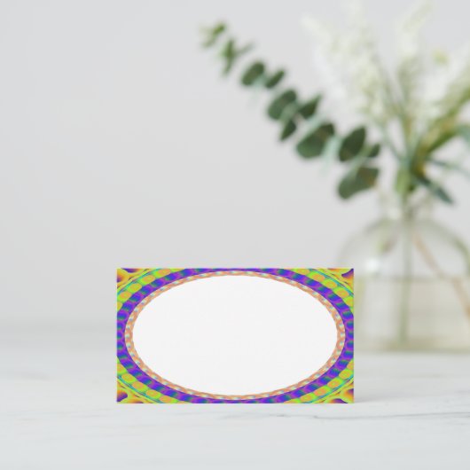 Aangepast wit centrum B6 Visitekaartjes (Staand voorkant)