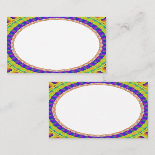 Aangepast wit centrum B6 Visitekaartjes (Voorkant / Achterkant)