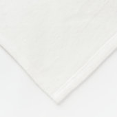 Aangepast wit eenvoudig ontwerp Voeg foto of tekst Fleece Deken (Hoek)