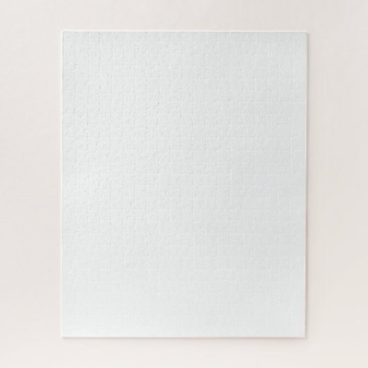 Aangepast wit eenvoudig ontwerp Voeg foto of tekst Legpuzzel (Verticaal)