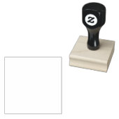 Aangepast wit eenvoudig ontwerp Voeg foto of tekst Rubberstempel (Gestempeld)