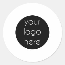 Aangepast wit label voor zakelijk Logo