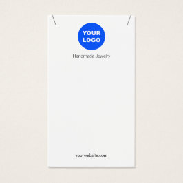 Aangepast wit Logo afstammeling Ketting toevoegen Visitekaartje