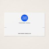 Aangepast Witte Logo-kraanplaatjes toevoegen Visitekaartje (Voorkant)