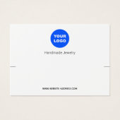 Aangepast Witte Logo-kraanplaatjes toevoegen Visitekaartje (Voorkant)