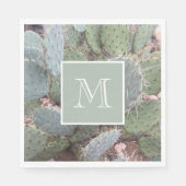 Aangepast woestijncactus servet (Voorkant)