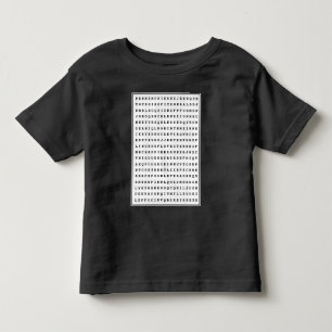 Aangepast woord van 12 Word-familie Zoeken Kinder Shirts