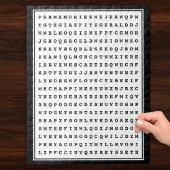 Aangepast woord van 12 Word-familie Zoeken Legpuzzel