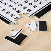 Aangepast woord van 12 Word-familie Zoeken Legpuzzel (Zijkant)