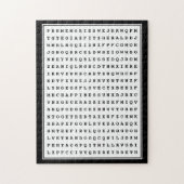 Aangepast woord van 12 Word-familie Zoeken Legpuzzel (Verticaal)