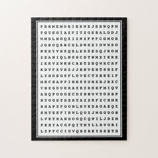 Aangepast woord van 12 Word-familie Zoeken Legpuzzel (Verticaal)