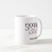 Aangepast Yoga-lichaam met Yoga Pose Graphic Coff Koffiemok (Voorkant rechts)