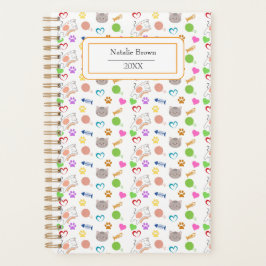 Aangepast Zacht Kat Patroon Planner Gepersonalisee