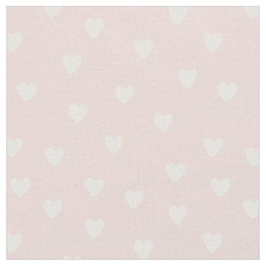 Aangepast Zacht Roze Hart Stof (Close Up)