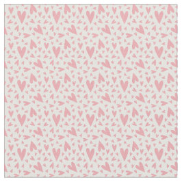 Aangepast Zacht Roze Hart Stof