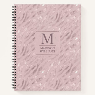 Aangepast Zachte Blos Pastel Roze Gouden Glitter P Notitieboek