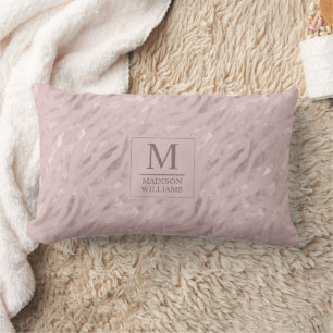 Aangepast Zachte Blush Pastel Roze Gouden Glitter  Kussen