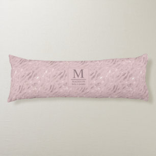 Aangepast Zachte Blush Pastel Roze Gouden Glitter  Lichaamskussen