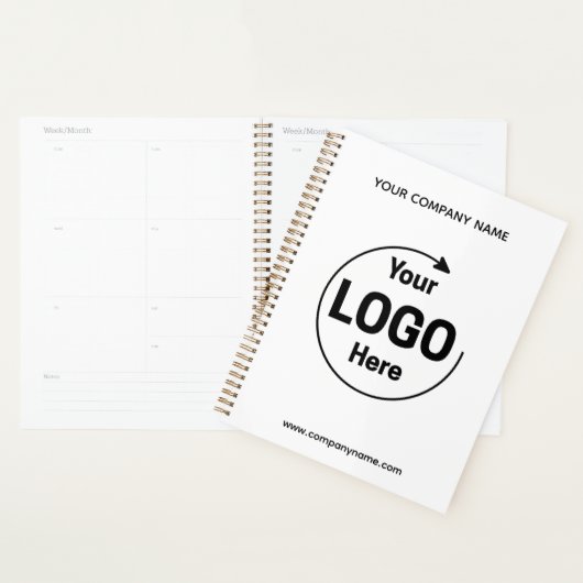 Aangepast zakelijk bedrijfslogo planner (Display)