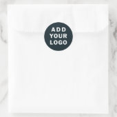 Aangepast zakelijk bedrijfslogo ronde sticker (Tas)