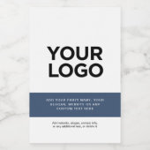 Aangepast zakelijk bedrijfslogo tekst professionee voedselcontainer etiket (Enkel label)