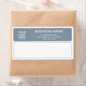 Aangepast zakelijk bedrijfslogo verzending etiket (Insitu)