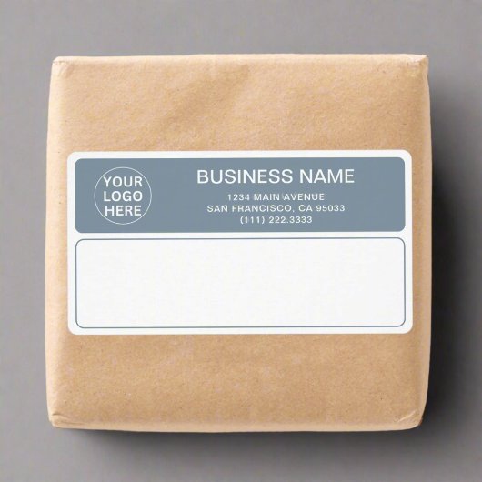 Aangepast zakelijk bedrijfslogo verzending etiket