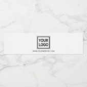 Aangepast zakelijk bedrijfslogo waterfleslabel waterfles etiket (Enkel label)