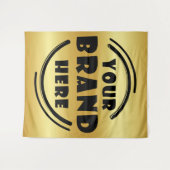 Aangepast zakelijk bedrijfsmerk wandkleed (Voorkant (horizontaal))