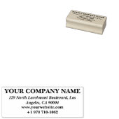 Aangepast zakelijk contactontwerp | Gepersonalisee Rubberstempel (Gestempeld)