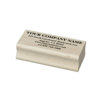 Aangepast zakelijk contactontwerp | Gepersonalisee Rubberstempel
