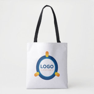 Aangepast zakelijk logo bedrijf gebrandmerkt witte tote bag