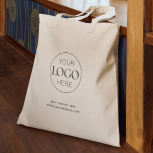 Aangepast zakelijk logo bedrijf merklogo tote bag
