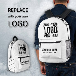 Aangepast zakelijk logo bedrijf modern cool bedrukte rugzak