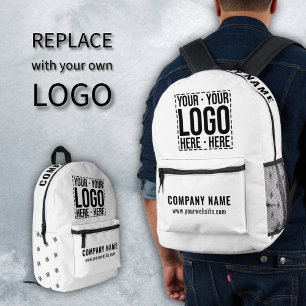 Aangepast zakelijk logo bedrijf modern cool bedrukte rugzak