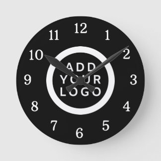Aangepast zakelijk logo bedrijf promotioneel merk ronde klok