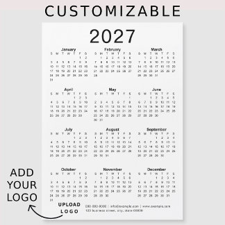 Aangepast zakelijk logo Bedrijfs- 2027 Agenda