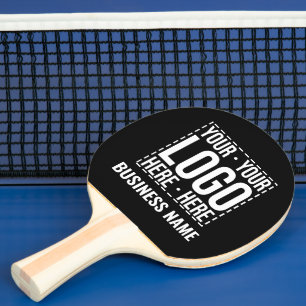 Aangepast Zakelijk Logo Bedrijfs- Modern en Cool Tafeltennisbatje