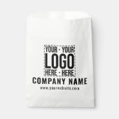 Aangepast Zakelijk Logo Bedrijfs- Modern Koel Desi Bedankzakje (Voorkant)