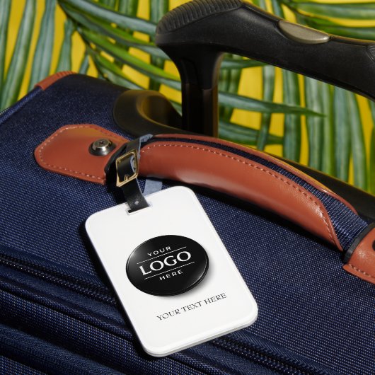 Aangepast Zakelijk Logo Bedrijfsmerk Shopper Bagagelabel (Voorkant Insitu 1)