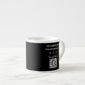 Aangepast zakelijk logo Bedrijfsmodern koel Espresso Kop (Voorkant rechts)