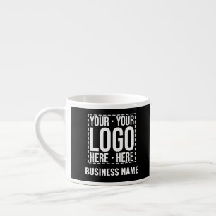 Aangepast zakelijk logo Bedrijfsmodern koel Espresso Kop