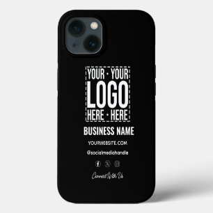 Aangepast zakelijk logo Bedrijfsmodern koel iPhone 13 Hoesje
