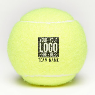Aangepast zakelijk logo Bedrijfsmodern koel Tennisballen