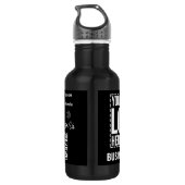 Aangepast zakelijk logo Bedrijfsmodern koel Waterfles (Achterkant)