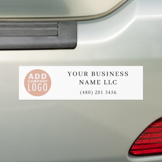 Aangepast zakelijk logo bedrijfsvloot bumpersticker (Op auto)