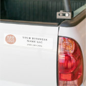 Aangepast zakelijk logo bedrijfsvloot bumpersticker (Op Truck)
