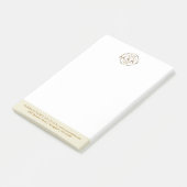 Aangepast zakelijk logo Elegant Eenvoudig Professi Post-it® Notes (Schuin)