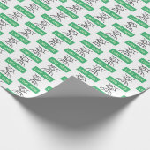 Aangepast zakelijk logo en bedrijfsicoon cadeaupapier (Hoek)