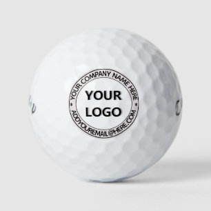 Aangepast Zakelijk Logo en E-mail Golfballen Stemp